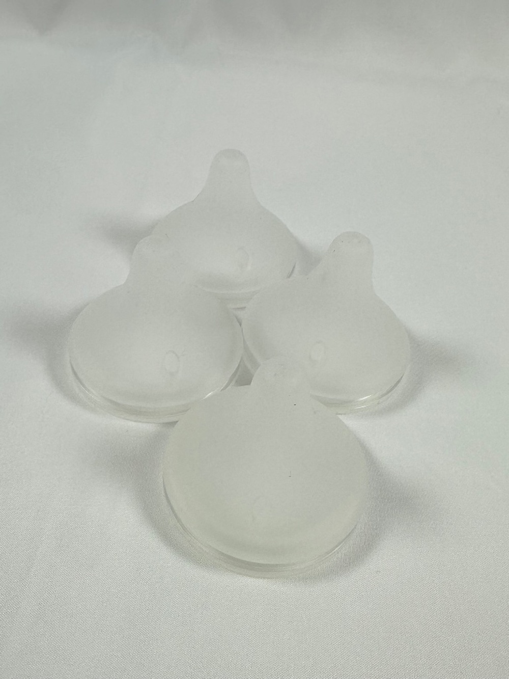 NUK Nipples for Wide Mouth Nuk Bottles, Silicone, Pack of 4